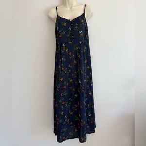 Knot Sisters Blue Floral Dress